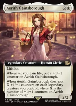 1x - Aerith Gainsborough - (extended art) - Final Fantasy FIN - NM MTG - Image 1