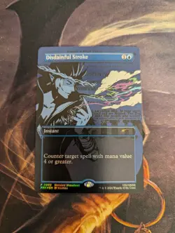  Disdainful Stroke COWBOY BEBOP MTG Foil Standard Showdown Promo Card - Image 2