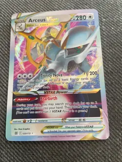 Arceus VSTAR - (Metal Card) 123/172 Miscellaneous Cards & Products Holo - Image 1