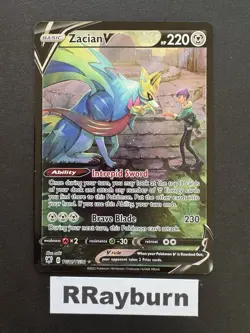 Pokemon Zacian V TG21/TG30 Swsh10: Astral Radiance Trainer Gallery Holo - Image 1