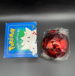 Burger King 1999 Pokemon Blue Box 23K Gold Plated Togepi Card In Sealed Ball - Image 2
