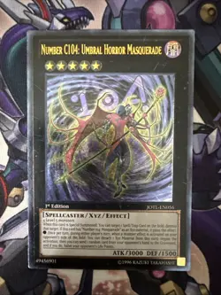 Yugioh Number C104: Umbral Horror Masquerade JOTL-EN056 1st Ed UTR Lightly Play - Image 1