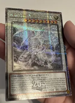 Blue-Eyes Spirit Dragon (Quarter Century Secret Rare) RA02-EN030 25th Yugioh - Image 1