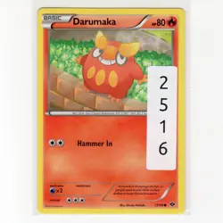 Pokemon TCG Darumaka 17/99 BW Next Destinies Regular Common Card EN-LP 2012 - Image 3