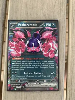 PokÃ©mon TCG Shrouded Fable Double Rare Card Pecharunt EX 039/064 S&V - Image 1