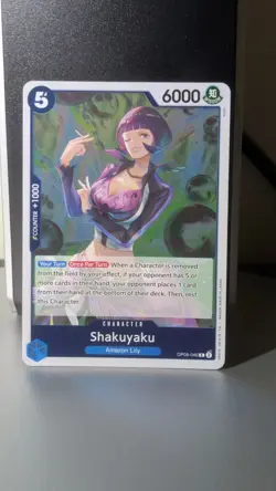 Shakuyaku OP08-046 Rare English Two Legends One Piece TCG Card Game - Image 1