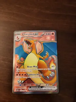 Charizard EX Holo Rare PokÃ©mon TCG Card 183/165 Scarlet & Violet 151 - Image 1