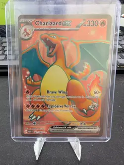 Charizard EX Holo Rare PokÃ©mon TCG Card 183/165 Scarlet & Violet 151 - Image 1