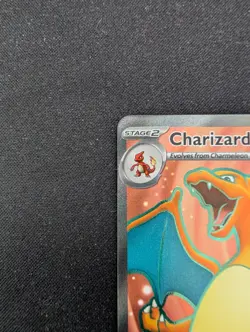 Charizard EX Holo Rare PokÃ©mon TCG Card 183/165 Scarlet & Violet 151 - Image 3