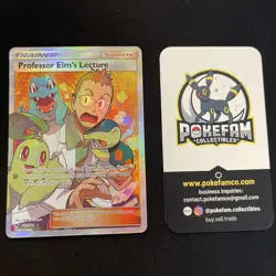 Professor Elm's Lecture 213/214 Sm-Lost Thunder Pokemon RARE CARD LP+ - Image 8