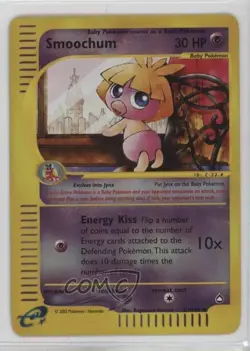 Smoochum Reverse Foil Pokemon e-Card Series Aquapolis #61 2002 0l4h - Image 1