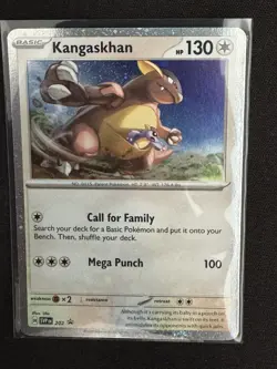Kangaskhan 202 Scarlet & Violet Black Star Promo Cosmos Holo Pokemon Card TCG NM - Image 1