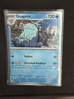 Quagsire 156 Scarlet & Violet Black Star Promo Cosmos Holo Pokemon Card TCG NM - Image 1