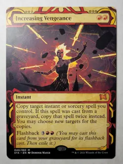 Increasing Vengeance STRIXHAVEN Mystical Archives Regular Mythic STA 40 mtg NM/M - Image 1