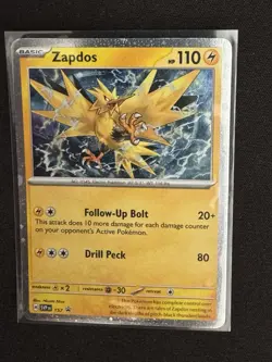 Zapdos 157 Scarlet & Violet Black Star Promo Cosmos Holo Pokemon Card TCG NM - Image 1