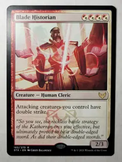 Blade Historian STRIXHAVEN Regular School of Mages Rare STX 165 mtg NM/M - Image 1