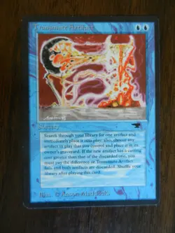 MTG: Transmute Artifact Antiquities - Uncommon - Light Play - Vintage - Image 1