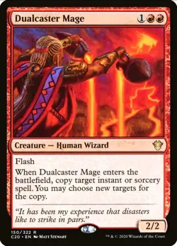 X 1 Dualcaster Mage NM Commander 150 MTG Magic The Gathering - Image 1