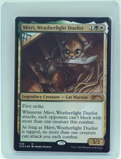 Mirri Weatherlight Duelist 026 NM MTG Secret Lair Drop Series Foil OMG Kitties - Image 1