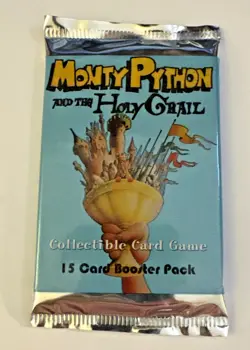 Monty Python and the Holy Grail CCG  Factory Sealed NEW 15 Card Pack - Image 1
