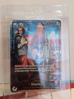 SEALED One Piece SHANKS OP09-001 PSA Promo Card Limited Edition July 2025 - Image 1