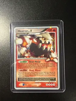 Heatran LV.X DP31 Holo Diamond & Pearl Promo Pokemon TCG LP - Image 1
