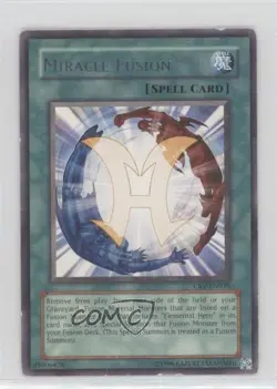 R - Miracle Fusion 1st Ed. YuGiOh Cybernetic evolution #CRV-EN039 2005 10qj - Image 1