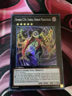 YuGiOh Number C104: Umbral Horror Masquerade JOTL-EN056 (SR) (NM) 1st Edition - Image 1