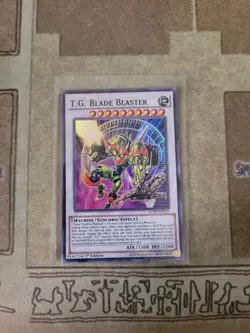 YUGIOH T.G. BLADE BLASTER LC5D-EN215 SUPER 1ST ED NM - Image 1