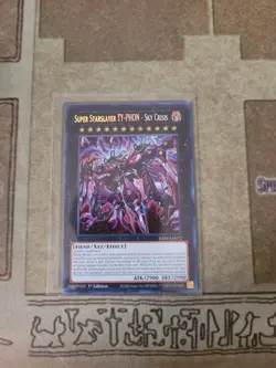 YUGIOH SUPER STARSLAYER TY-PHON SKY CRISIS RA04-EN072 SECRET 1ST ED NM - Image 1