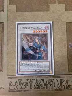 YUGIOH TEMPEST MAGICIAN SOVR-ENSE1 SUPER LIMITED EDITION VLP - Image 1