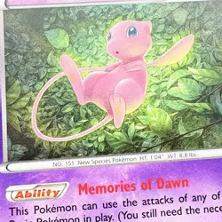 Pokémon TCG Mew 29/124 Holo Rare Fates Collide Set Card 2016 LP - Image 7