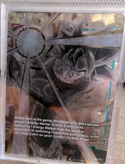 Dragon Ball Super Card CCG Fusion World Goku Gold Energy Marker E01-01 f Alt Art - Image 9
