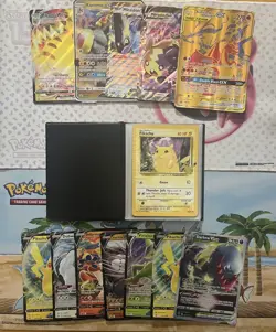 Pokemon Card Full Art Alt Art Promo Tag Team Charizard Pikachu Etc Binder - Image 1