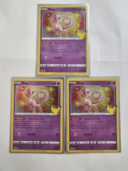 Mew Holo Rare Pokemon Card 011/025 Celebrations Near Mint - Image 8