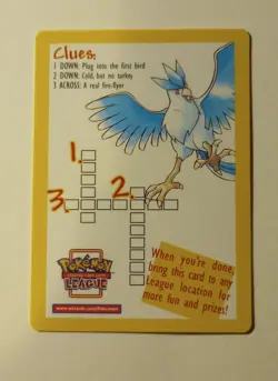 Pokémon TCG - Articuno (#22) & Legnd. Birds Clue Card!!! [Aoki Error] NM/Mint!!! - Image 10