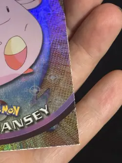 2000 Pokemon Topps Rainbow Holo Chansey #113 Ultra Rare Card - Image 9