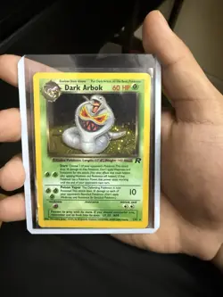 Pokémon TCG Dark Arbok Holo Rare 2/82 LP/MP Vintage Card - Image 3