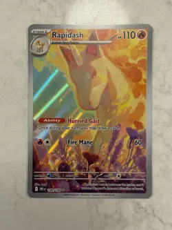 Rapidash 189/182 Illustration Rare IR Holo SV: Destined Rivals Pokémon TCG Card - Image 2