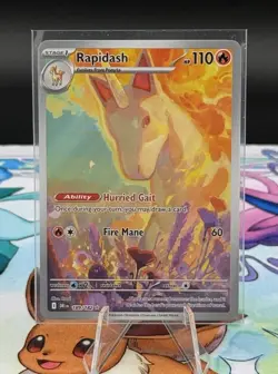 Rapidash 189/182 Illustration Rare IR Holo SV: Destined Rivals Pokémon TCG Card - Image 3
