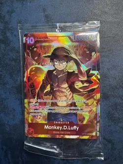 One Piece Card Game ccg  - Monkey D Luffy ST10-006  Treasure Booster Promo - Image 1