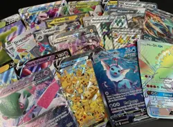 Pokemon Card Lot 5 OFFICIAL TCG Cards ULTRA R EX GX VMAX V VSTAR RADIANT ONLY!!! - Image 1