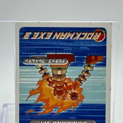 Navi Chip Flame Man Rock man Mega Man EXE 3 Magazine Exclusive Card TCG Japan - Image 4