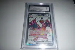 Pokemon Card CGC 9 Mint  Graded Charizard EX SVP Promo #56 2023 - Image 1