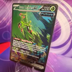 Iron Leaves ex 203/162 Sv05: Temporal Forces Holo Pokemon TCG Card FREE SHIPPING - Image 3