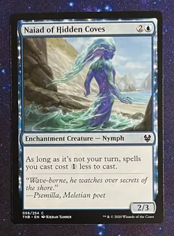 MTG, Naiad of Hidden Coves, Theros Beyond Death 056/254 Regular Common - Image 3