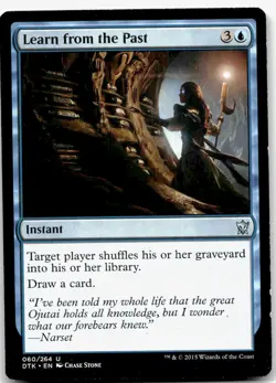 Learn from the Past, Dragons of Tarkir #60 MTG - Image 2