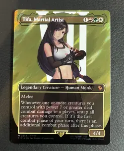 Tifa, Martial Artist (Borderless) (Surge Foil) Commander: Final Fantasy Foil - Image 11