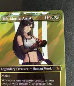 Tifa, Martial Artist (Borderless) (Surge Foil) Commander: Final Fantasy Foil - Image 6