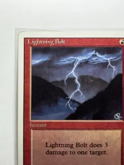 Lightning Bolt Revised Edition MTG Magic The Gathering 3rd Edition LP - Image 10